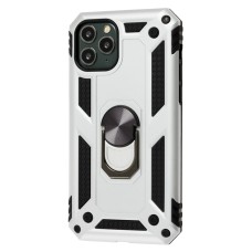Чохол для iPhone 11 Pro Serge Ring ударостійкий сріблястий