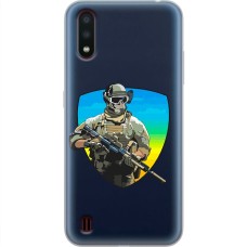 Чохол для Samsung Galaxy A01 (A015) MixCase патріотичні шеврон