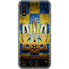 Чохол для Samsung Galaxy A01 (A015) MixCase патріотичні позолочений тризуб