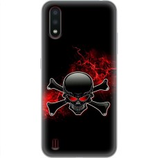 Чохол для Samsung Galaxy A01 (A015) MixCase патріотичні череп та кістки