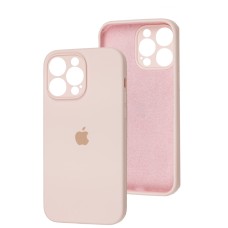 Чохол для iPhone 14 Pro Max Square Full camera chalk pink