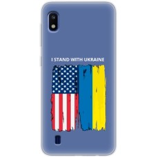 Чохол для Samsung Galaxy A10 (A105) MixCase патріотичні прапори