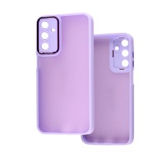 Чохол для Samsung Galaxy A35 5G Luxury Metal Lens бузковий