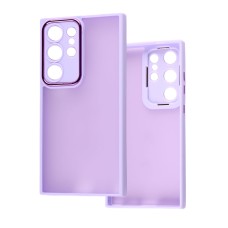Чохол для Samsung Galaxy S24 Ultra Luxury Metal Lens бузковий
