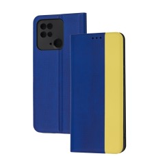 Чохол книжка UA для Xiaomi Redmi 10C жовто-блакитний