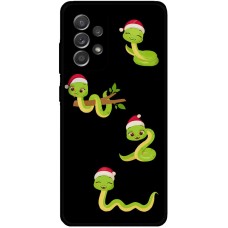 Чохол для Samsung Galaxy A73 (A736) MixCase Новий рік 2025 новорічні змійки