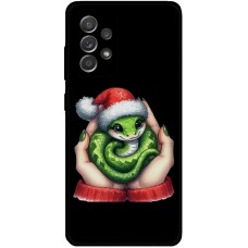 Чохол для Samsung Galaxy A73 (A736) MixCase Новий рік 2025 змія в руках