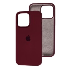 Чохол для iPhone 13 Pro Square Full silicone plum