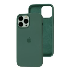 Чохол для iPhone 13 Pro Max Square Full silicone зелений / pine green