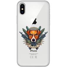 Чохол для iPhone Xs Max MixCase Патрон логотип