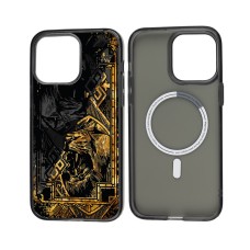 Чохол для iPhone 14 Pro Max MixCase MagSafe MagSafe бронзовий лев