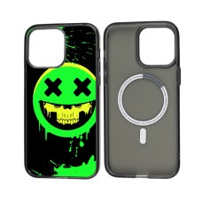 Чохол для iPhone 14 Pro Max MixCase MagSafe MagSafe смайлик