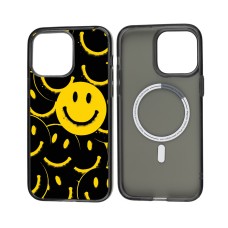 Чохол для iPhone 14 Pro Max MixCase MagSafe MagSafe смайлик посмішка