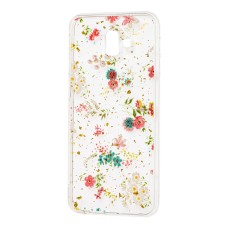 Чохол для Samsung Galaxy J6+ 2018 (J610) Flowers Confetti "польові квіти"
