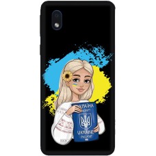 Чохол для Samsung Galaxy A01 Core (A013) MixCase патріотичні паспорт українки