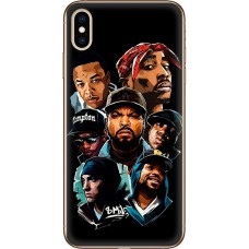 Чохол для iPhone X / Xs MixCase музика реп виконавці