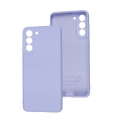 Чохол для Samsung Galaxy S21 (G991) Wave camera colorful light purple