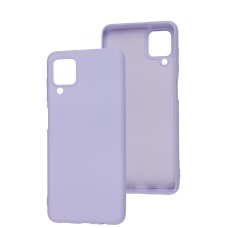 Чохол для Samsung Galaxy A12 (A125) Wave colorful light purple