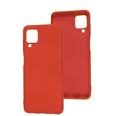 Чохол для Samsung Galaxy A12 (A125) Wave colorful red