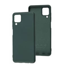 Чохол для Samsung Galaxy A12 (A125) Wave colorful forest green