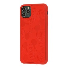 Чохол для iPhone 11 Pro Max Mickey Mouse leather червоний