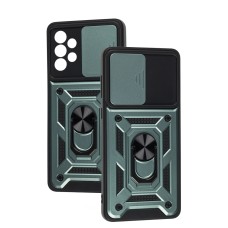 Чохол для Samsung Galaxy A73 (A736) Serge Ring Armor ударостійкий зелений