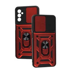Чохол для Samsung Galaxy M23 (M236) Serge Ring Armor удароміцний червоний