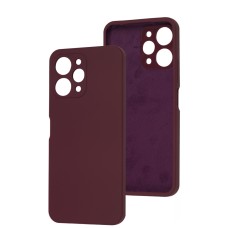 Чохол для Xiaomi Redmi 12 Full without logo maroon