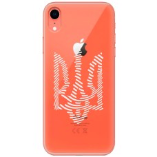Чохол для iPhone Xr MixCase патріотичні білий тризуб