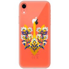 Чохол для iPhone Xr MixCase патріотичні тризуб в квітах