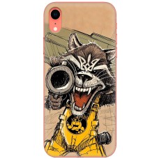 Чохол для iPhone Xr MixCase патріотичні божевільний єнот