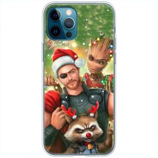 Чохол для iPhone 13 Pro MixCase Новий рік новорічний Марвел