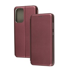 Чохол книжка Premium для Samsung Galaxy A73 (A736) бордовий