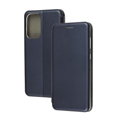 Чохол книжка Premium для Samsung Galaxy A73 (A736) темно-синій