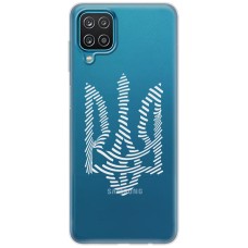 Чохол для Samsung Galaxy A12 / M12 MixCase патріотичні білий тризуб