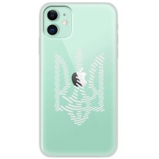 Чохол для iPhone 12 mini MixCase патріотичні білий тризуб