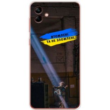 Чохол для Samsung Galaxy A04 (A045) MixCase патріотичні втомлені та не зломлені