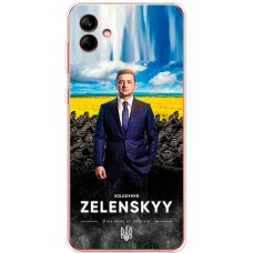Чохол для Samsung Galaxy A04 (A045) MixCase патріотичні president of Ukraine