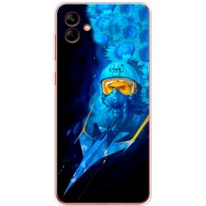 Чохол для Samsung Galaxy A04 (A045) Патріотичні ас і соняшники