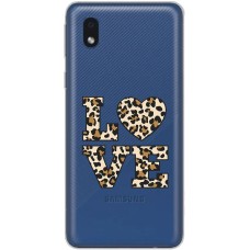 Чохол для Samsung Galaxy A01 Core (A013) MixCase Леопард love