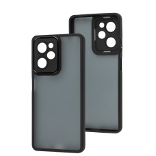 Чохол для Xiaomi Poco X5 Pro / Note 12 Pro Speed Luxury Metal Lens чорний