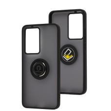Чохол для Xiaomi Poco F5 Pro / Redmi K60 LikGus Edging Ring чорний