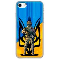 Чохол для iPhone 7 / 8 / SE MixCase патріотичні український воїн