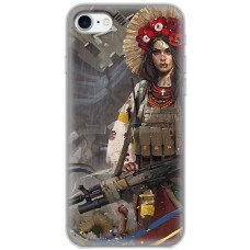 Чохол для iPhone 7 / 8 / SE MixCase патріотичні дівчина воїн