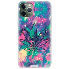 Чохол для iPhone 11 Pro MixCase трава лист на кольоровому
