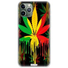 Чохол для iPhone 11 Pro MixCase трава листя у квітах