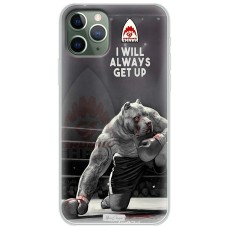 Чохол для iPhone 11 Pro MixCase спорт принт спорт принт піт буль боксер