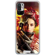 Чохол для Xiaomi Redmi Note 10 5G / Poco M3 Pro Mixcase дівчини дизайн 18