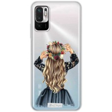 Чохол для Xiaomi Redmi Note 10 5G / Poco M3 Pro Mixcase дівчини дизайн 23