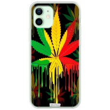 Чохол для iPhone 12 MixCase трава листя у квітах